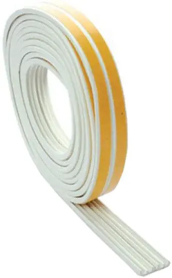 BURLETE CAUCHO BLANCO 9mm x6mt 1-3,5mm TIPO E 10763 GEKO