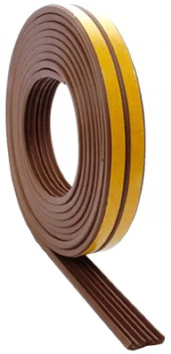 BURLETE CAUCHO MARRON 9mm x6mt 1-3,5mm TIPO E 10764 GEKO