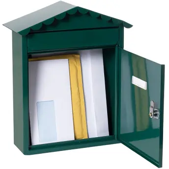 BUZON VISIT VERDE 26x9x36cm E5743 ARREGUI