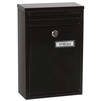 BUZON ZAGUAN NEGRO 22x8x32cm E5754 ARREGUI
