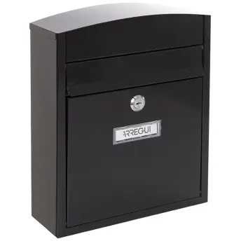 BUZON COMPACT NEGRO 24x8x29cm E5734 ARREGUI