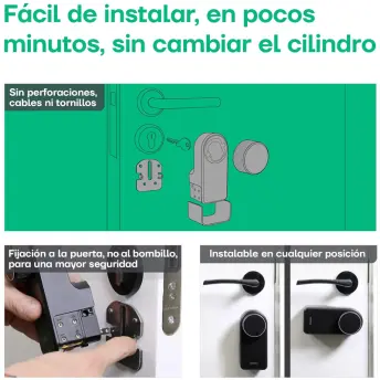 PACK CERRADURA INTELIGENTE CONTROL APP MOVIL SPIN + BRIDGE ARREGUI
