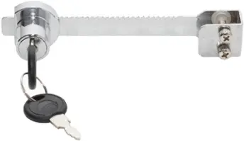 CERRADURA PUERTA CORREDERA VITRINA CRISTAL 120mm 610/4059