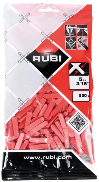 BOLSA 500 CUÑAS ALICATAR 5mm 2950 RUBI