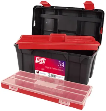 CAJA HERRAMIENTAS C/SUPLEM. 48x26x26cm MOD. 33 TAYG