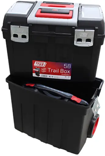 CARRO HERRAMIENTAS 63x47cm 2 SECCIONES TRAIL BOX 1 MOD. 58 TAYG