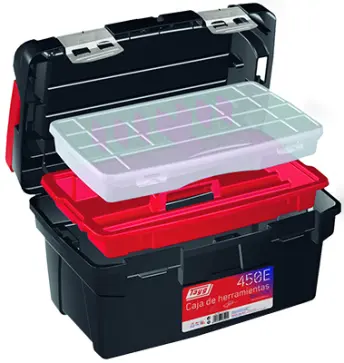 CAJA HERRAMIENTAS C/ESTUCHE 45x28x25cm  MOD. 450-E TAYG