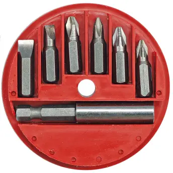 JUEGO 7 PUNTAS ATORNILLAR C/ADAPTADOR 66080 VOREL