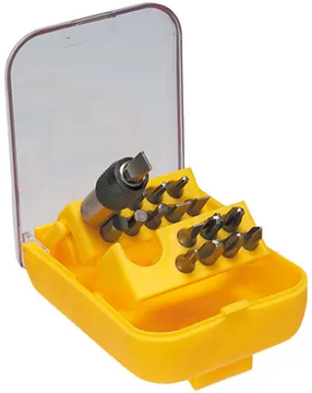 JUEGO 18 PUNTAS ATORNILLAR CON ADAPTADOR 39D363 TOPEX