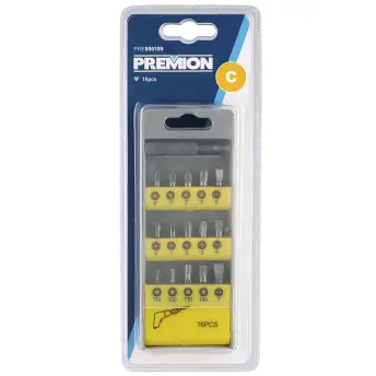 JUEGO 15 PUNTAS ATORNILLAR PH-PZ-TORX-PL PRE900109 PREMION
