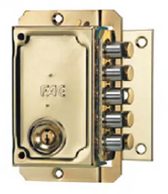 CERRADURA S 90 C DERECHA DORADA FAC