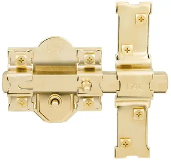 CERROJO 301R/80 BOTON/LLAVE BOMB. PERFIL DORADO FAC