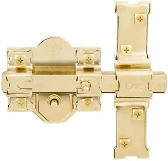 CERROJO 201R/80 BOTON/LLAVE BOMB. REDONDO DORADO FAC
