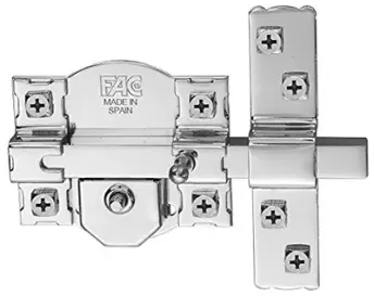 CERROJO 300R/80 BOTON/LLAVE BOMB. PERFIL CROMO FAC