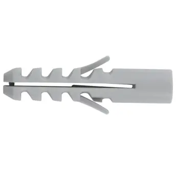 BLISTER 25 TACO PLASTICO GRIS 4mm