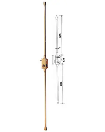 CERRADURA SEGURIDAD 3 PUNTOS DERECHA TS30T6DAE TESA