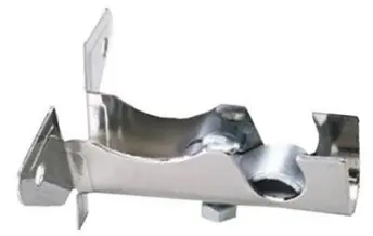 CAJA 25 SOPORTE FRENTE TUBO CROMO 12mm 73309