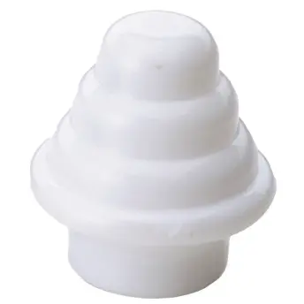 CAJA 100 TAPON REMATE RIZADO BLANCO 12mm 73318 MICEL