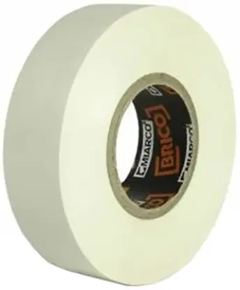 PAQ. 10 ROLLOS CINTA AISLANTE BLANCA 19mm x10mt MIARCO