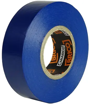 PAQ. 10 ROLLOS CINTA AISLANTE AZUL 19mm x20mt MIARCO