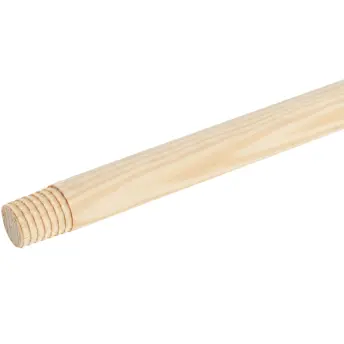 MANGO MADERA CEPILLO BARRENDERO 120x28mm CON ROSCA 1986
