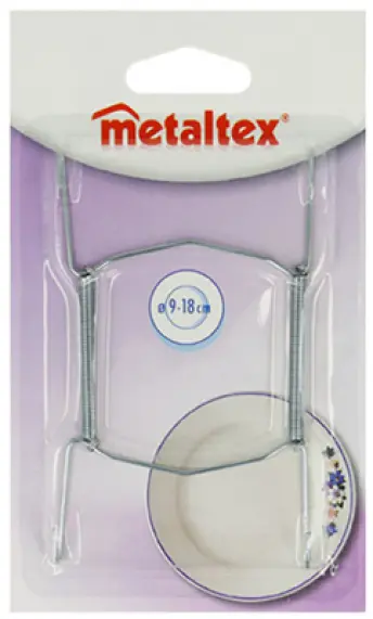 CUELGA PLATOS PEQUEÑO 9-18cm 209001000 METALTEX