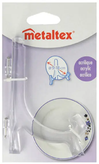 SOPORTE PARA PLATOS PEQUEÑOS 9-18cm 299110000 METALTEX