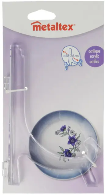 SOPORTE PARA PLATOS GRANDE 18-26cm 299118000 METALTEX