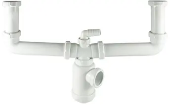 SIFON DOBLE BOTELLA EXTENSIBLE 1´1/2 SALIDA 40mm 06611 CIS