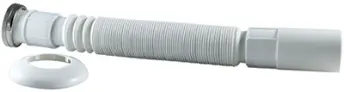 TUBO SIFON EXTENSIBLE BLANCO TUERCA METALICA 1´1/2x40 CIS