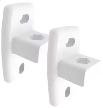 JUEGO 2 SOPORTE PARED TOLDO BLANCO 10433 MICEL