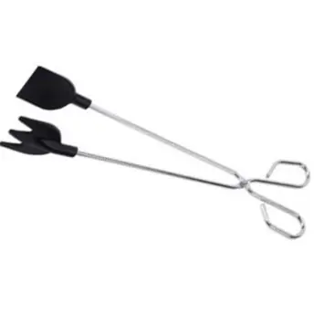 TENACILLA INOX PALAS NYLON 35cm 4505 SAUVIC