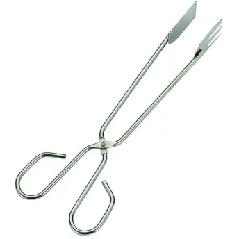 TENACILLA ESPATULA CORTA INOX 26cm 4466 SAUVIC