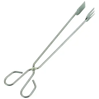 TENACILLA ESPATULA LARGA INOX 35cm 4468 SAUVIC