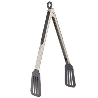 PINZA COCINA INOX PALAS NYLON 25cm PEQUEÑA 81754 KINVARA