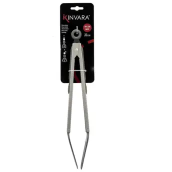 PINZA COCINA INOX PALAS NYLON 25cm PEQUEÑA 81754 KINVARA