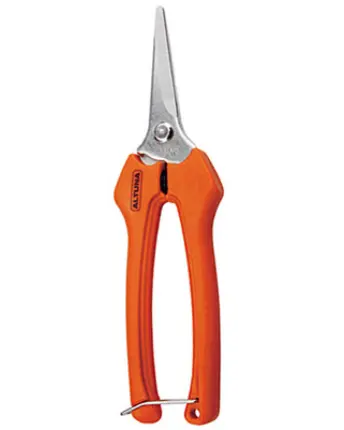 TIJERA RECOLECTORA FIBRA HOJA INOX LARGA PUNTA REDONDEADA 19cm 1271 ALTUNA