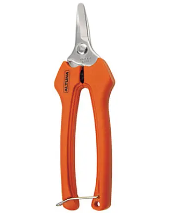 TIJERA RECOLECTORA FIBRA HOJA INOX RECTA 18cm 1291 ALTUNA