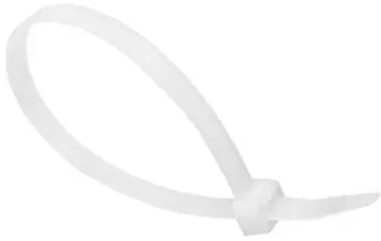 BOLSA 100 BRIDAS NYLON 7,6x290mm BLANCA