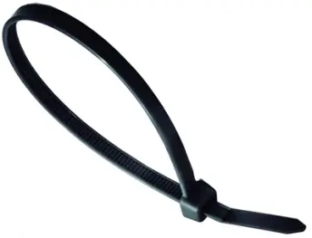 BOLSA 100 BRIDAS NYLON 7,6x290mm NEGRA