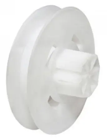 DISCO PLASTICO PERSIANA 120X40mm RODAMIENTO CINTA 20mm 70020254