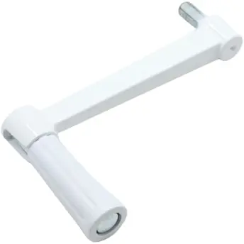 MANIVELA TORNO PERSIANA BLANCA HEXAGONO 9mm 70090018