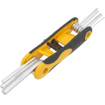 JUEGO 8 LLAVES ALLEN NAVAJA CROMO VANADIO 1,5-8mm TOPEX 56506 VOREL