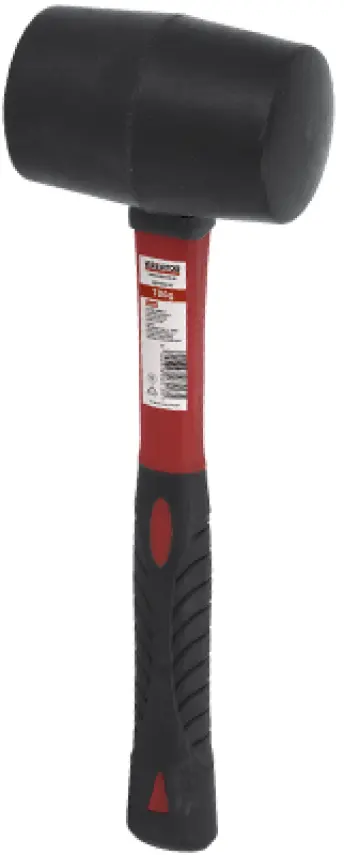 MAZA GOMA NEGRA MANGO FIBRA 450gr 904101 KREATOR