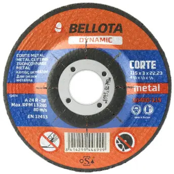 DISCO CORTE METAL 115x3mm 50480 DYNAMIC BELLOTA