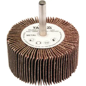 DISCO CEPILLO LAMINAS TALADRO 60x30x6mm GRANO 60 YT-83362 YATO