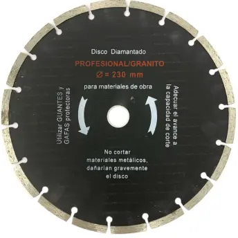 DISCO DIAMANTE MAT. DUROS 230mm GRANITO SEGMENTADO SP230