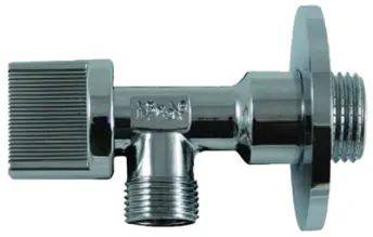 LLAVE VALVULA ESCUADRA CON PLAFON 1/2´ x3/8´ 401 CIS