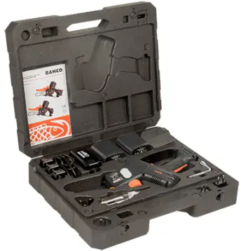MOTOSIERRA ELECTRICA CORTE 100mm 2 BATERIAS 10.8v BCL104 BAHCO