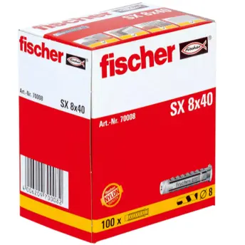 CAJA 100 TACOS FISCHER SX 8x40mm